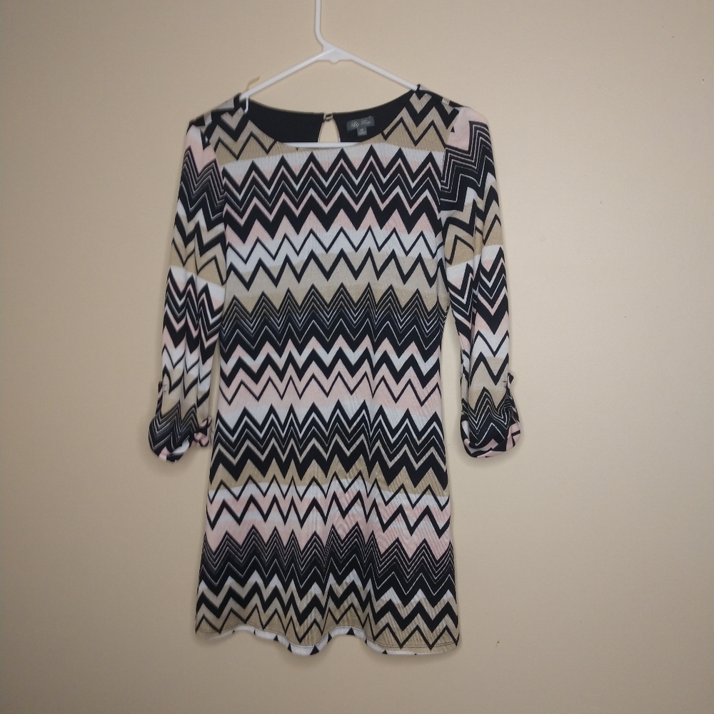 Vintage Ellie Rose Silky Knit Dress